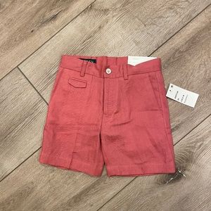 Boys Ralph Lauren red linen short
